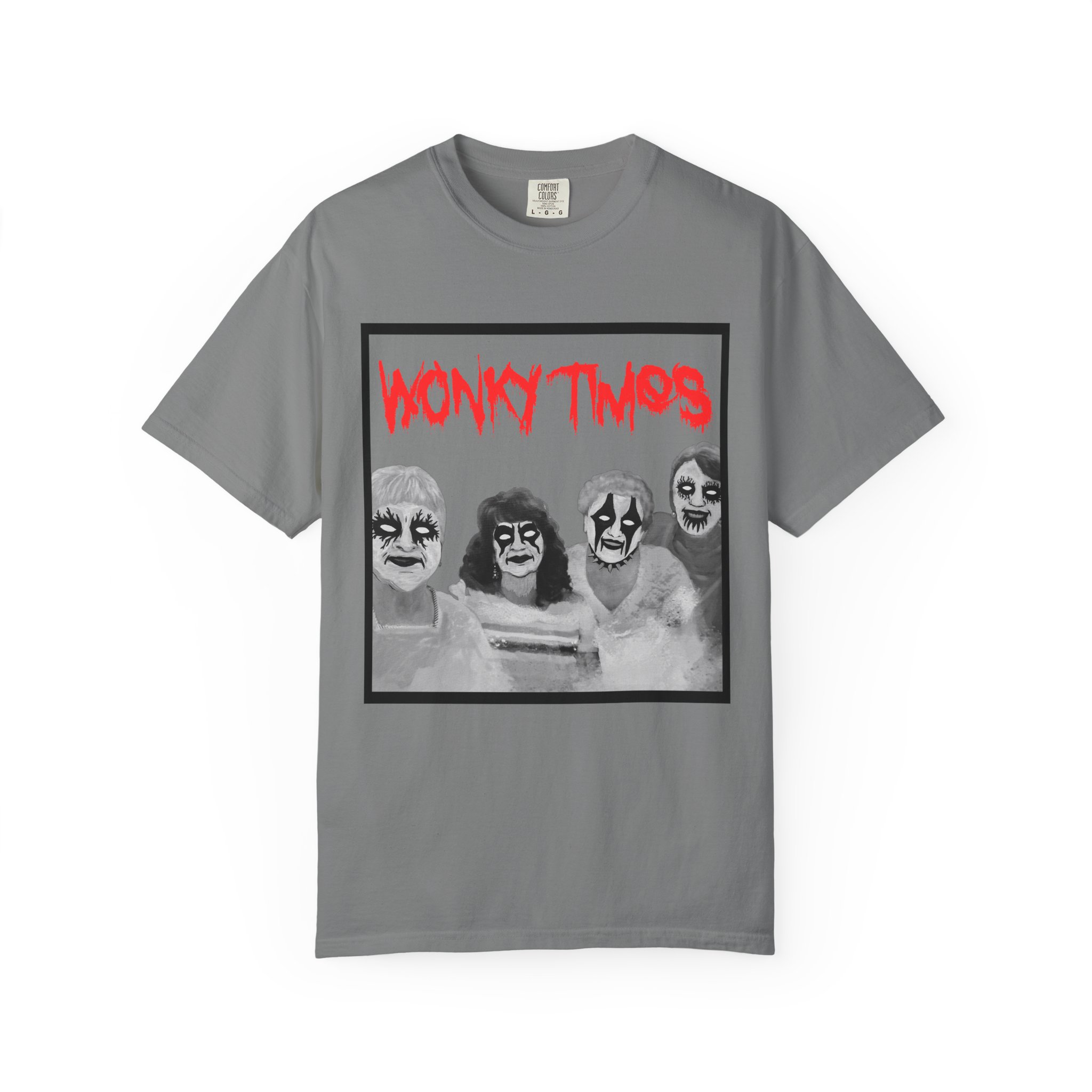 Wonky Times T-Shirt | Death Metal Grannies - Image 5