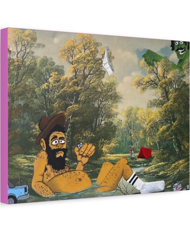 Skinny-Dippin' Giants | Matte Canvas