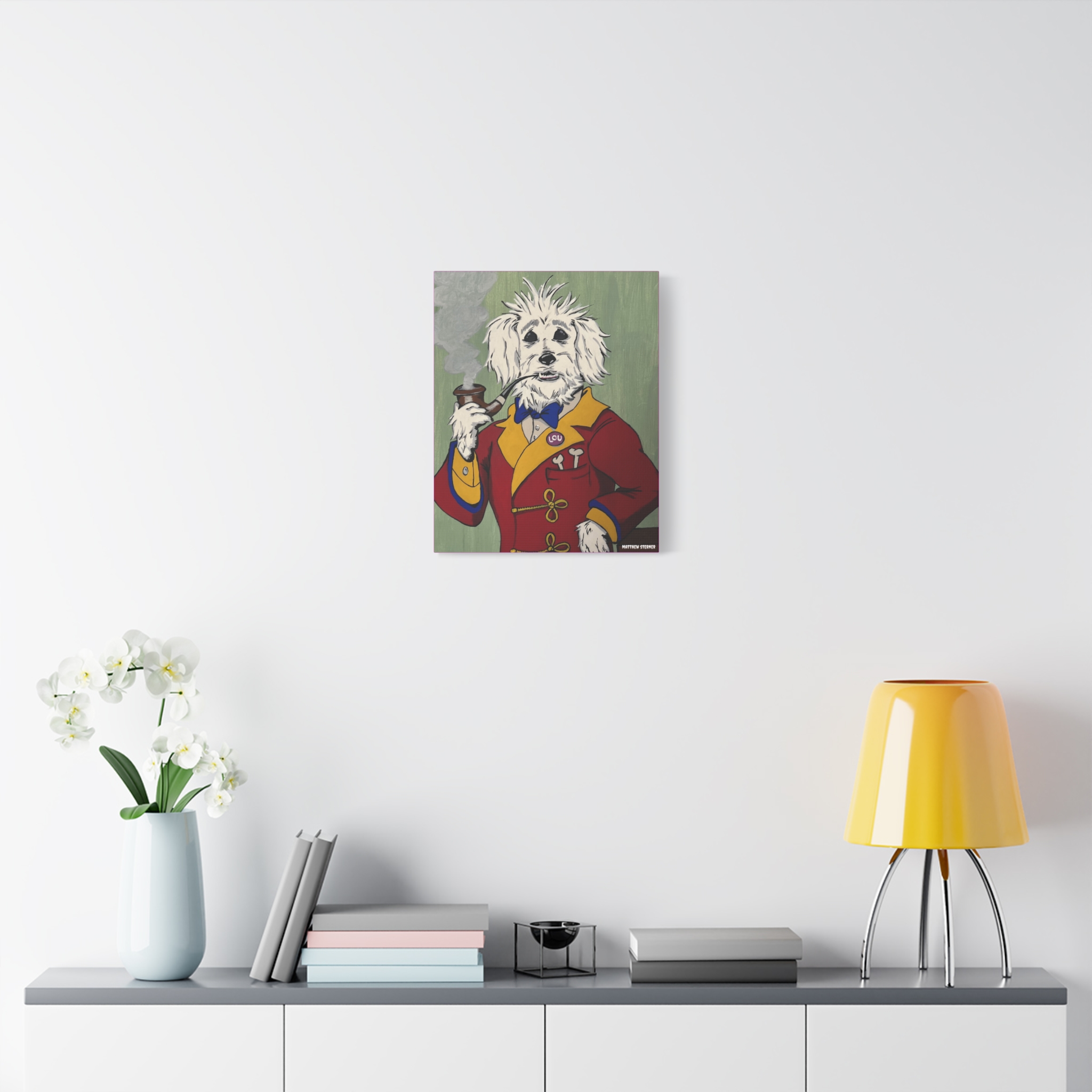 Dapper Doggy | Matte Canvas - Image 6