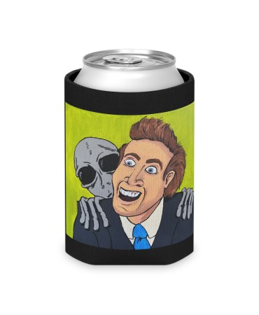 Nic Cage ♥ Aliens | Koozie