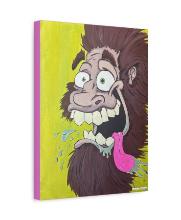 Wonky Bigfoot | Matte Canvas